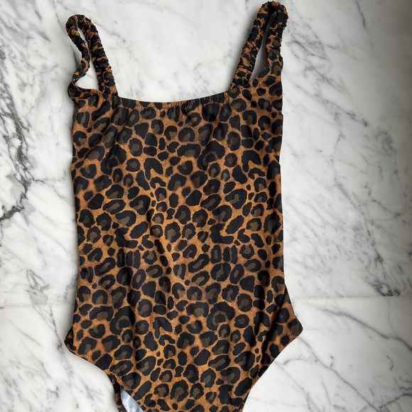 FISCH Leopard One-Piece Swimsuit, Sz S, NEW w/ TAGS - Picture 1 of 4